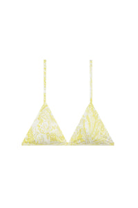 Music bikini top with paisley motif - Soleil
