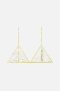 Music bikini top with paisley motif - Soleil