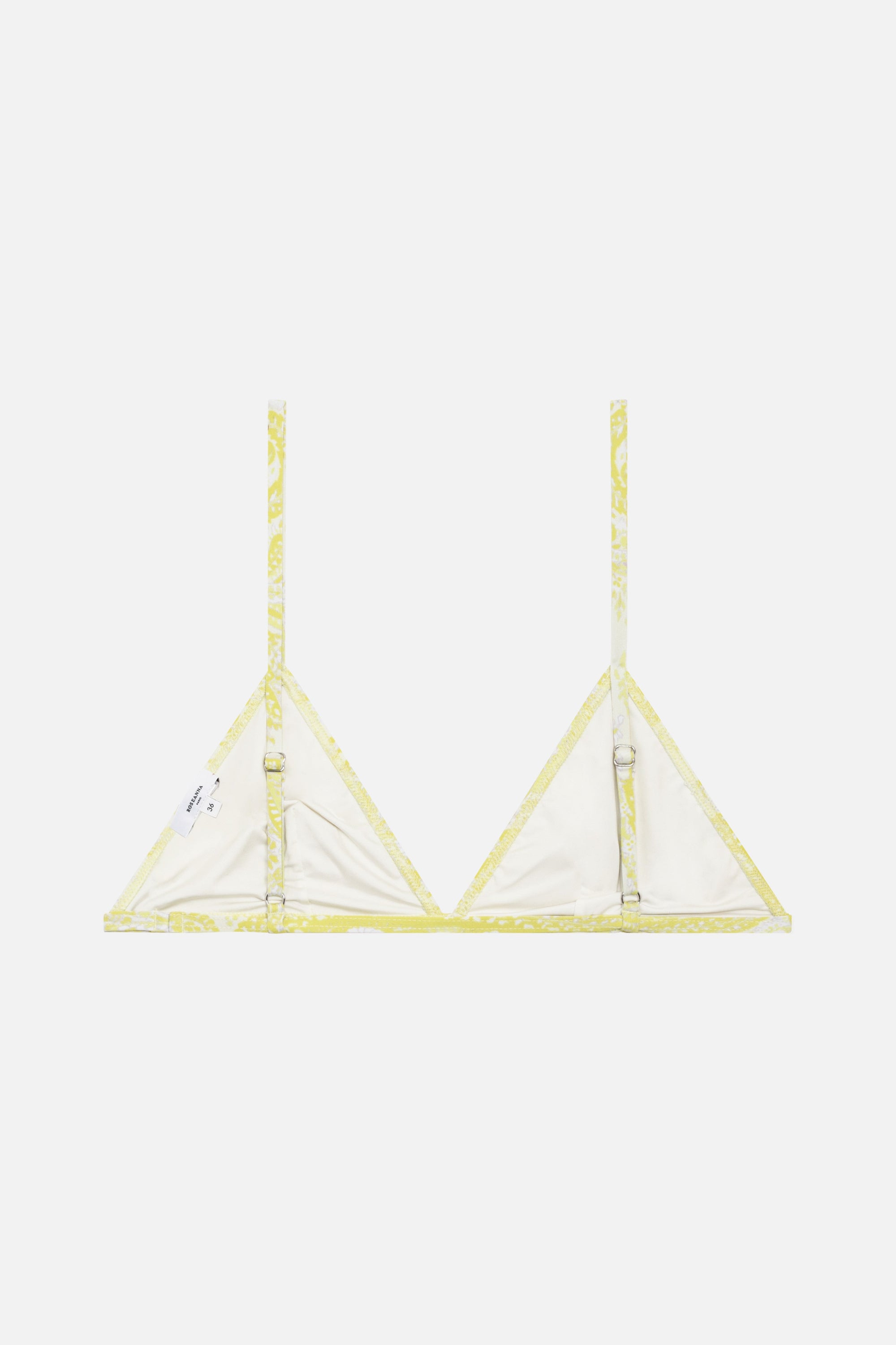 Music bikini top with paisley motif - Soleil