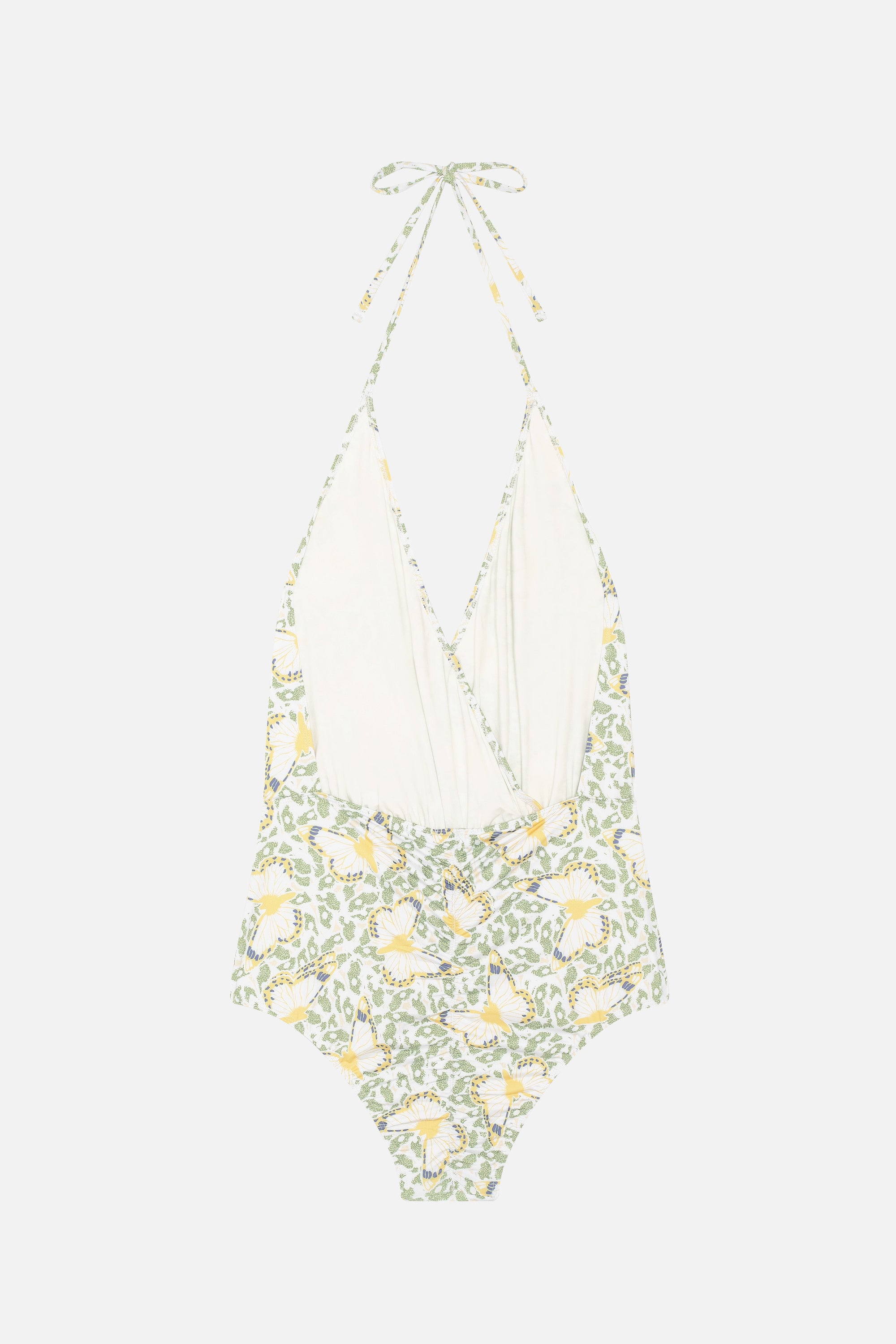 Maillot de bain Falcon à motif papillon - Lait