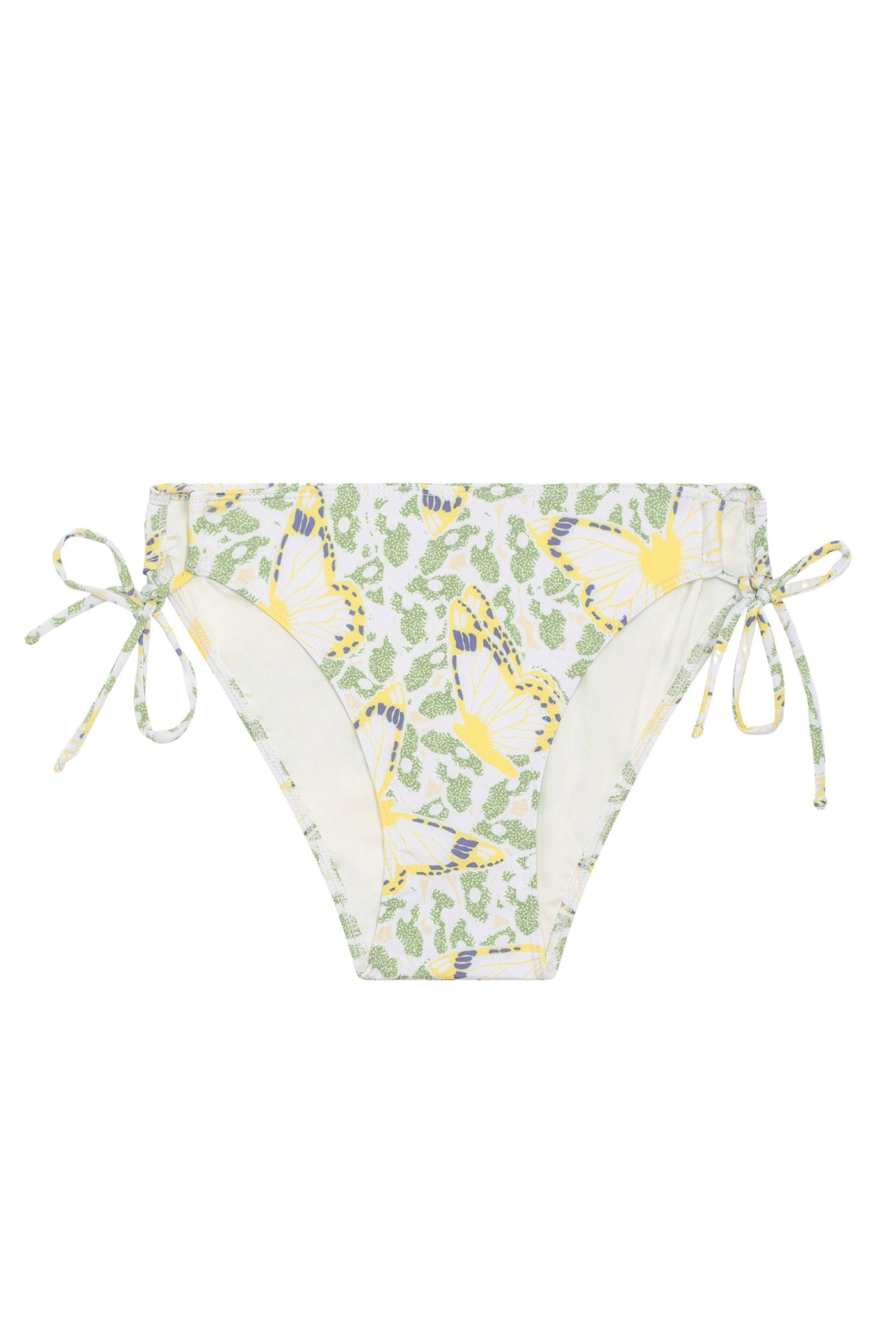 Wood butterfly bikini bottoms - Milk