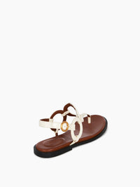 BASEPLUS_Gesso FLAT SANDALS - Gesso