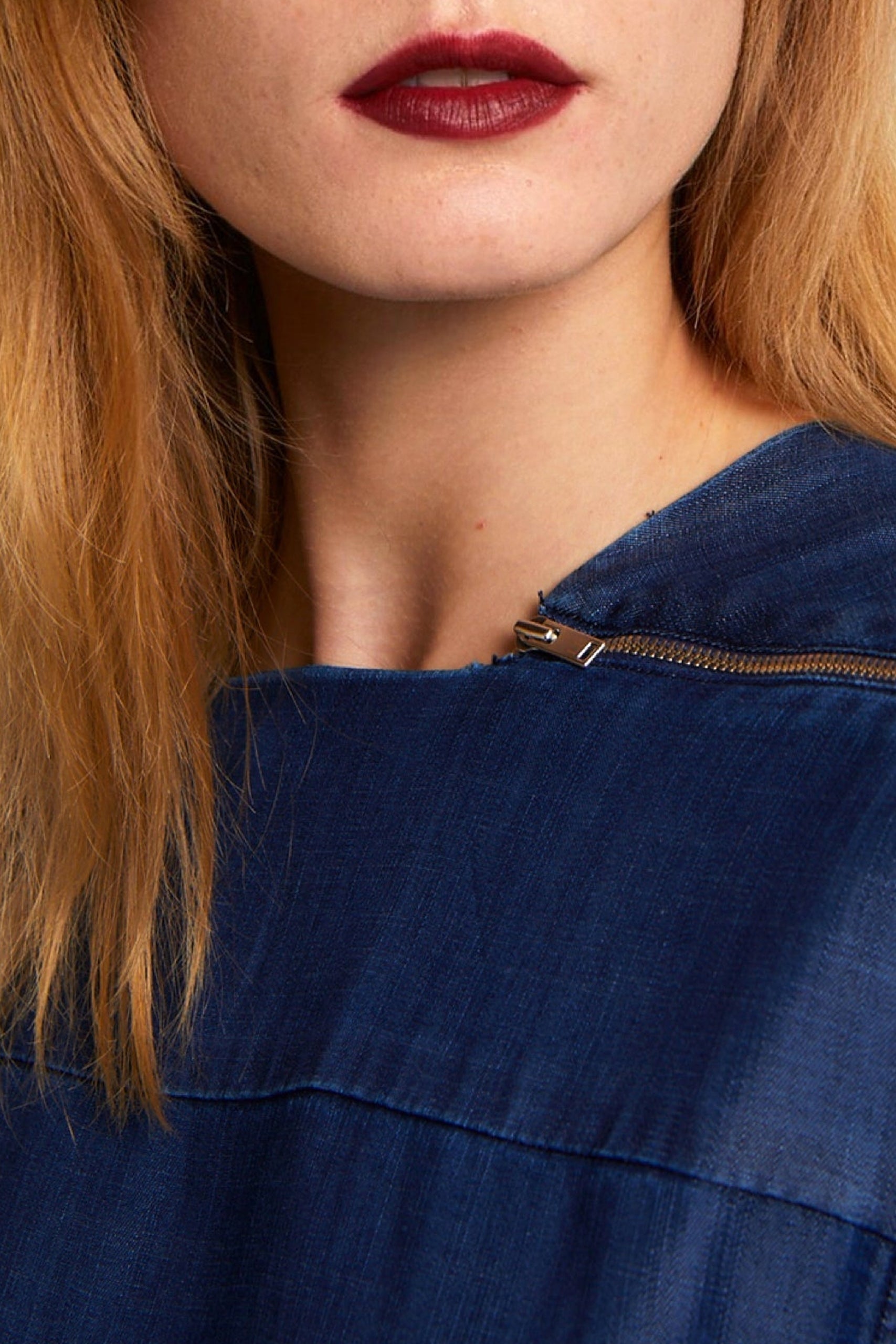 Blouse Kolmann coupe ample - Navy