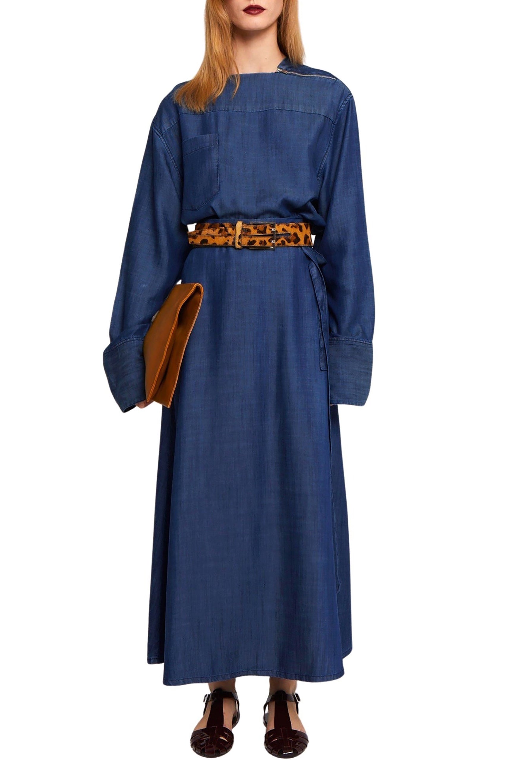 Jupe Ruelle coupe longue - Navy