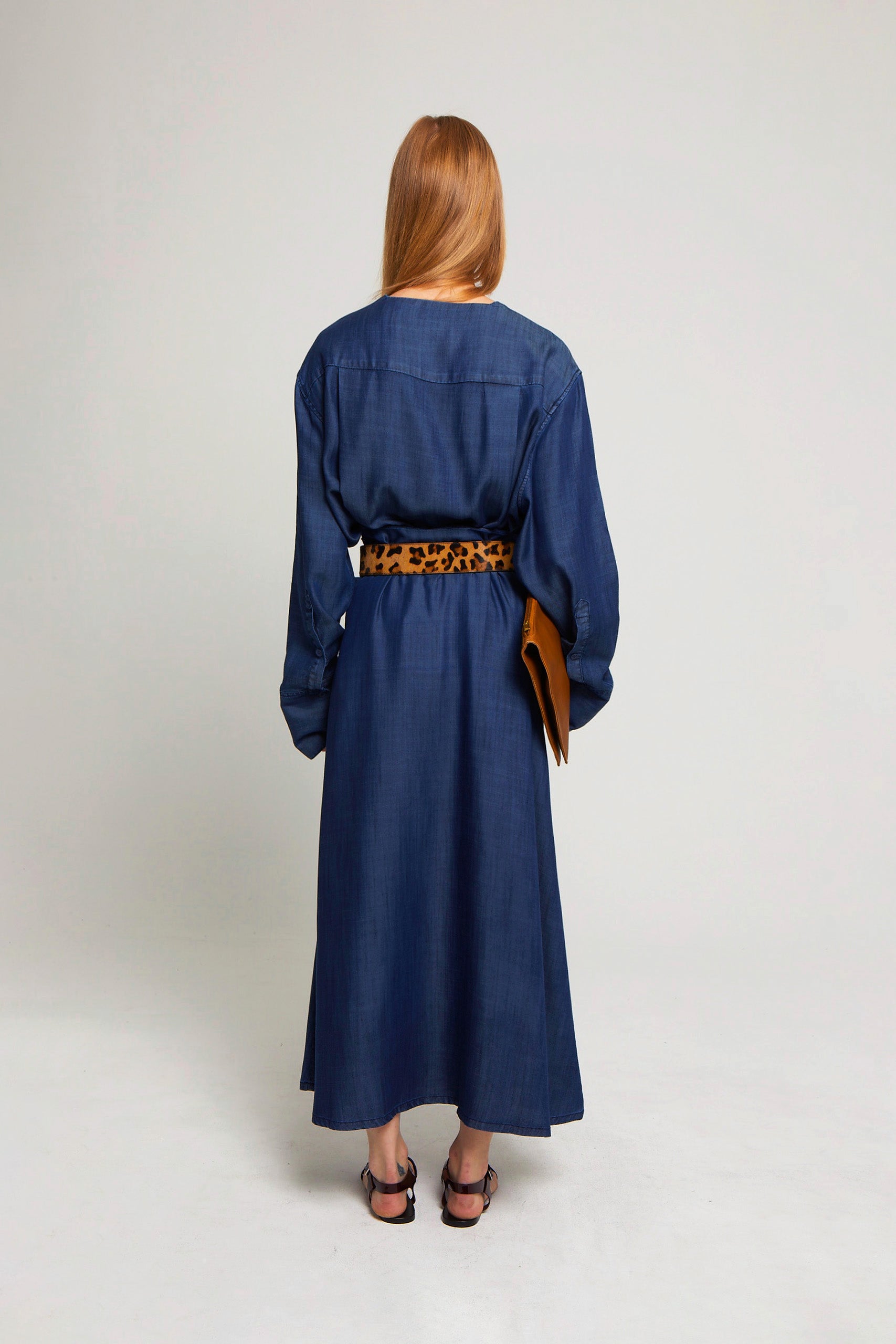 Jupe Ruelle coupe longue - Navy