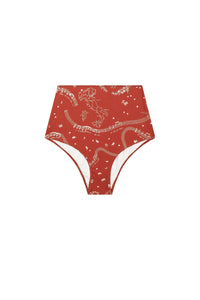 Bas de maillot de bain Dory à motif - Terre