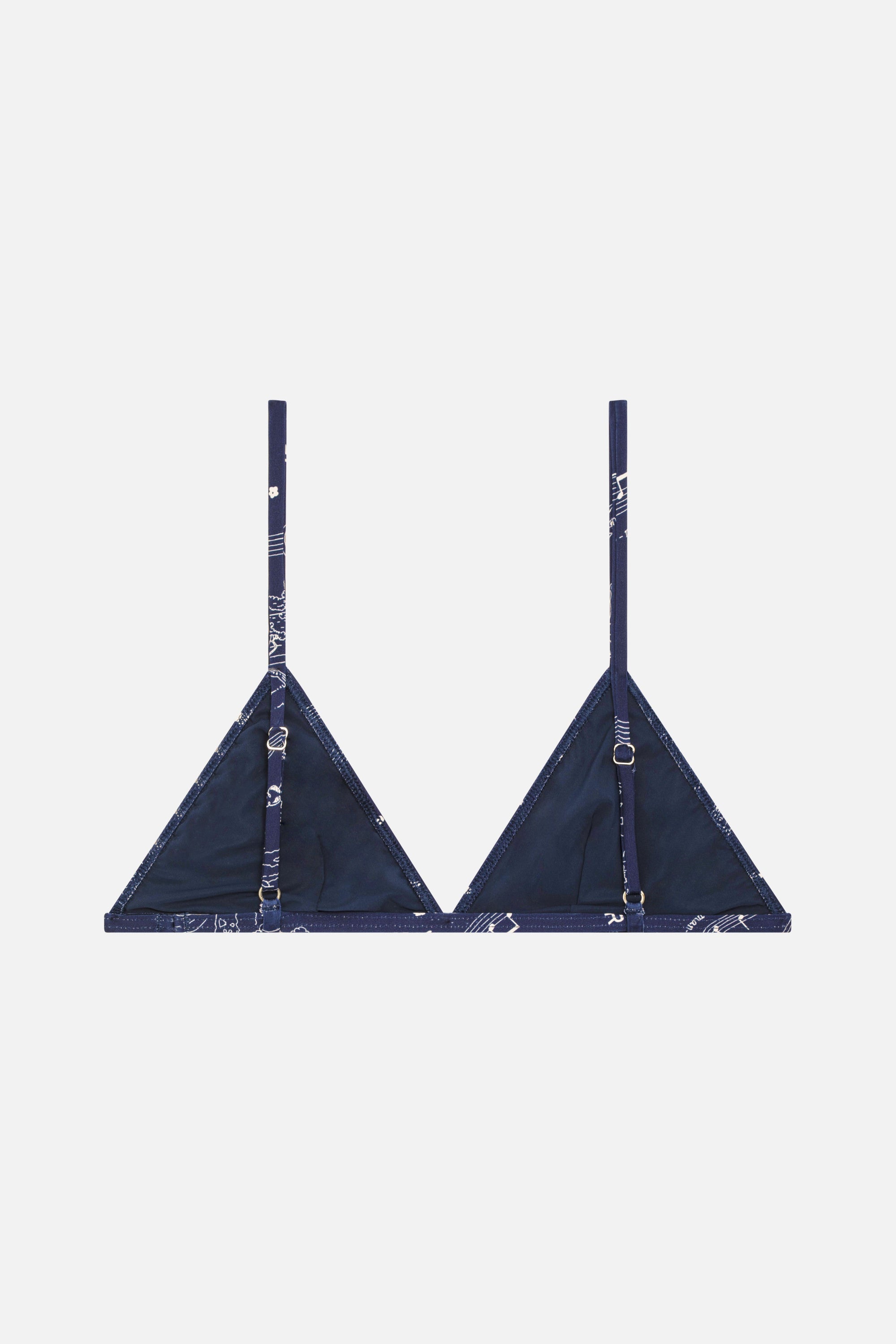 Haut de maillot Music à motif - Marine