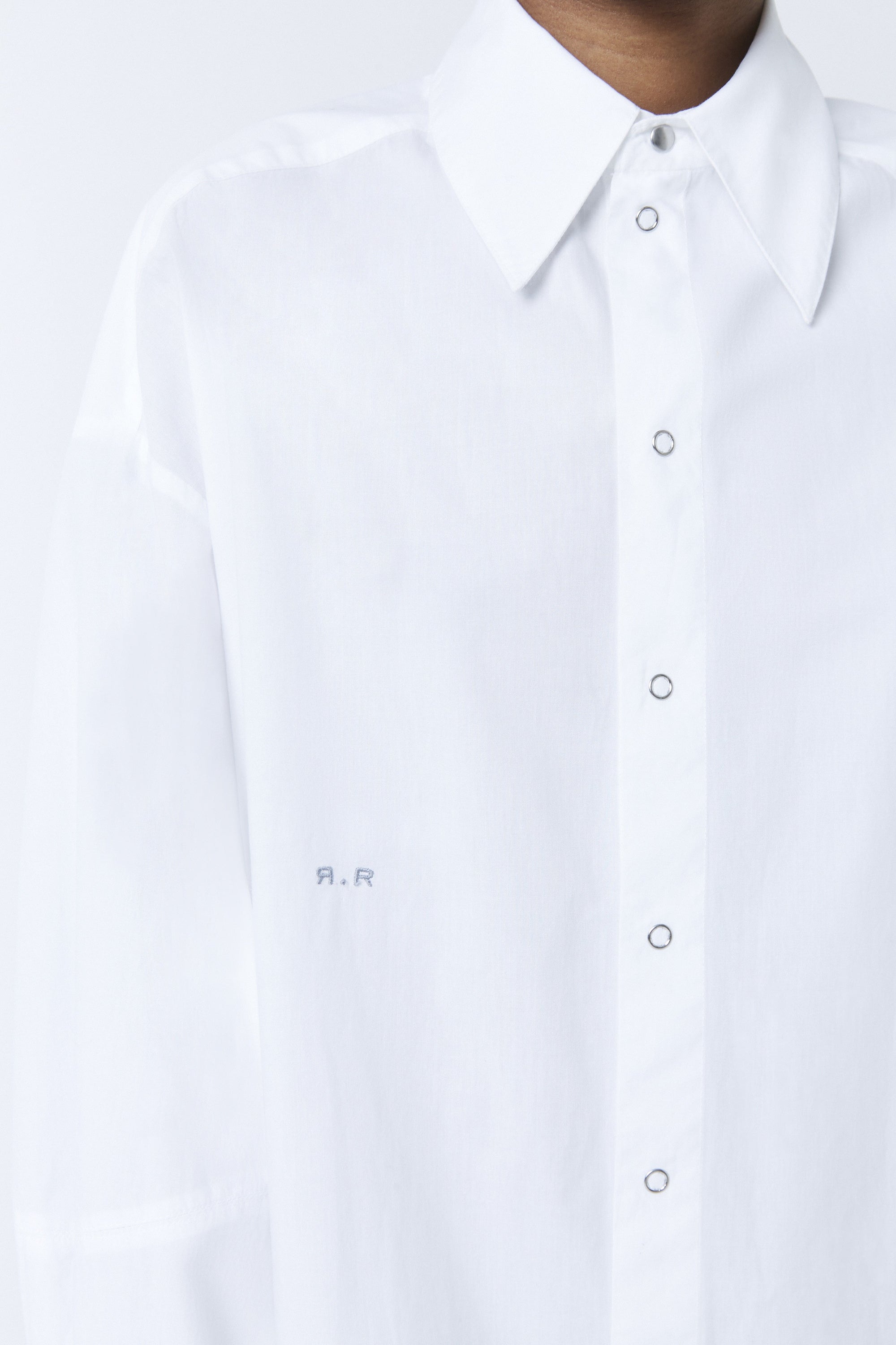 Chemise Ritchie en popeline - Blanc