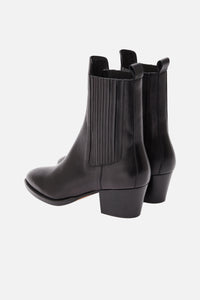 Bottes Mania en cuir - Noir