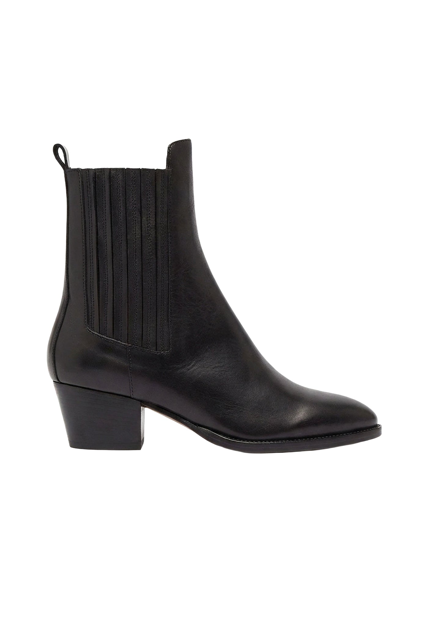 Bottes Mania en cuir - Noir