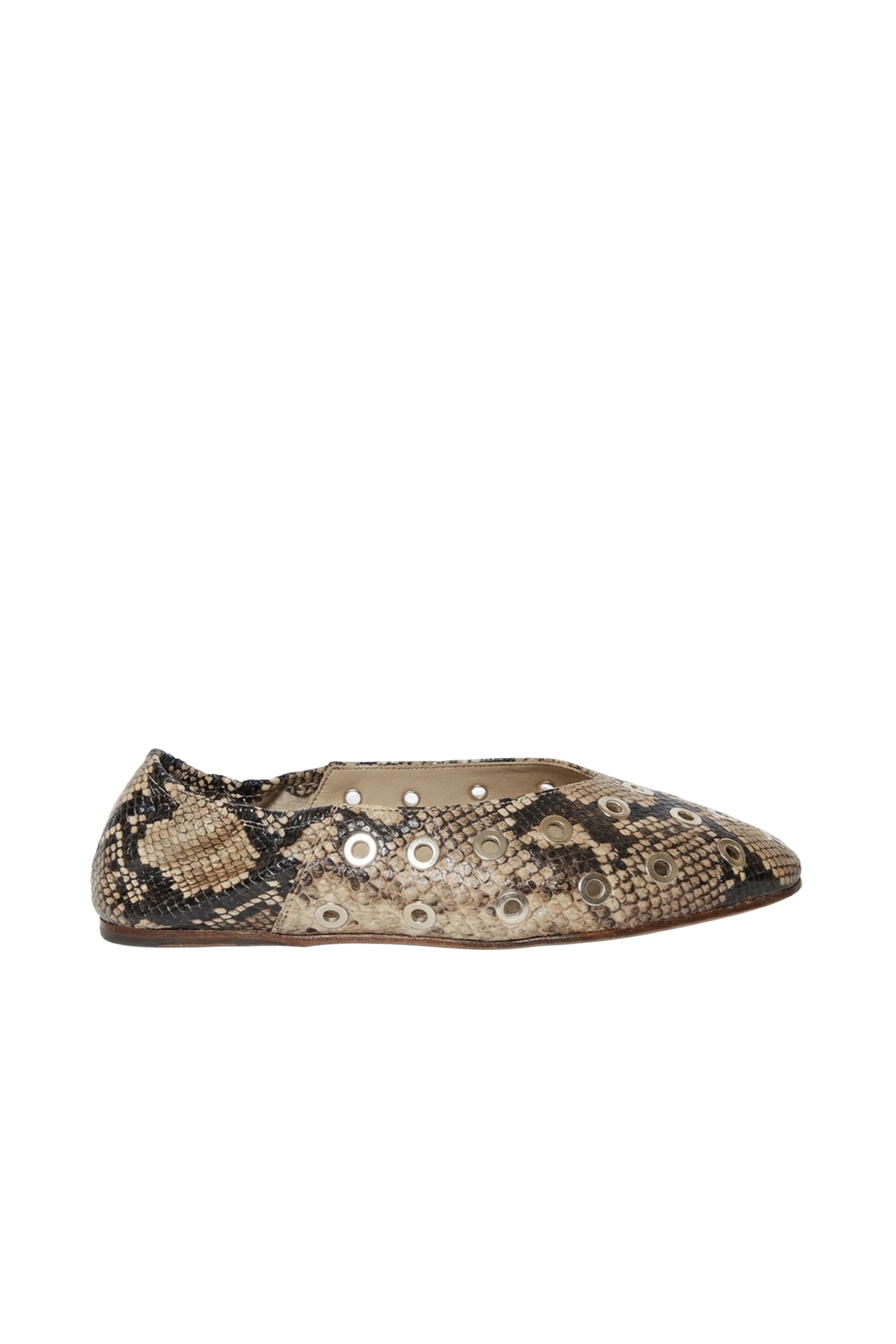 Ballerines Charlotte en cuir - Imprimé