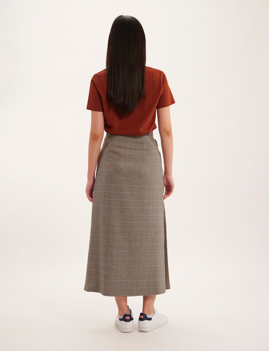 16qty RELIQUAT 90€ 14,3%  / Jupe Leila en laine mélangée - Multicolor
