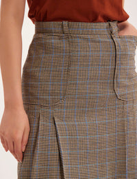 16qty RELIQUAT 90€ 14,3%  / Jupe Leila en laine mélangée - Multicolor