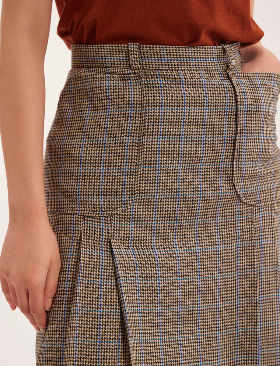 16qty RELIQUAT 90€ 14,3%  / Jupe Leila en laine mélangée - Multicolor