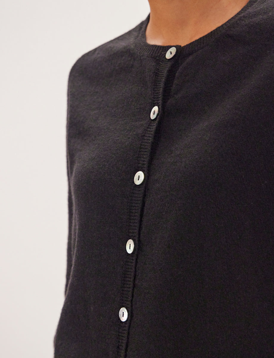 1qty RELIQUAT 75€ 14,3%  / Cardigan Cesaria en laine - Black