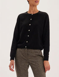 1qty RELIQUAT 75€ 14,3%  / Cardigan Cesaria en laine - Black