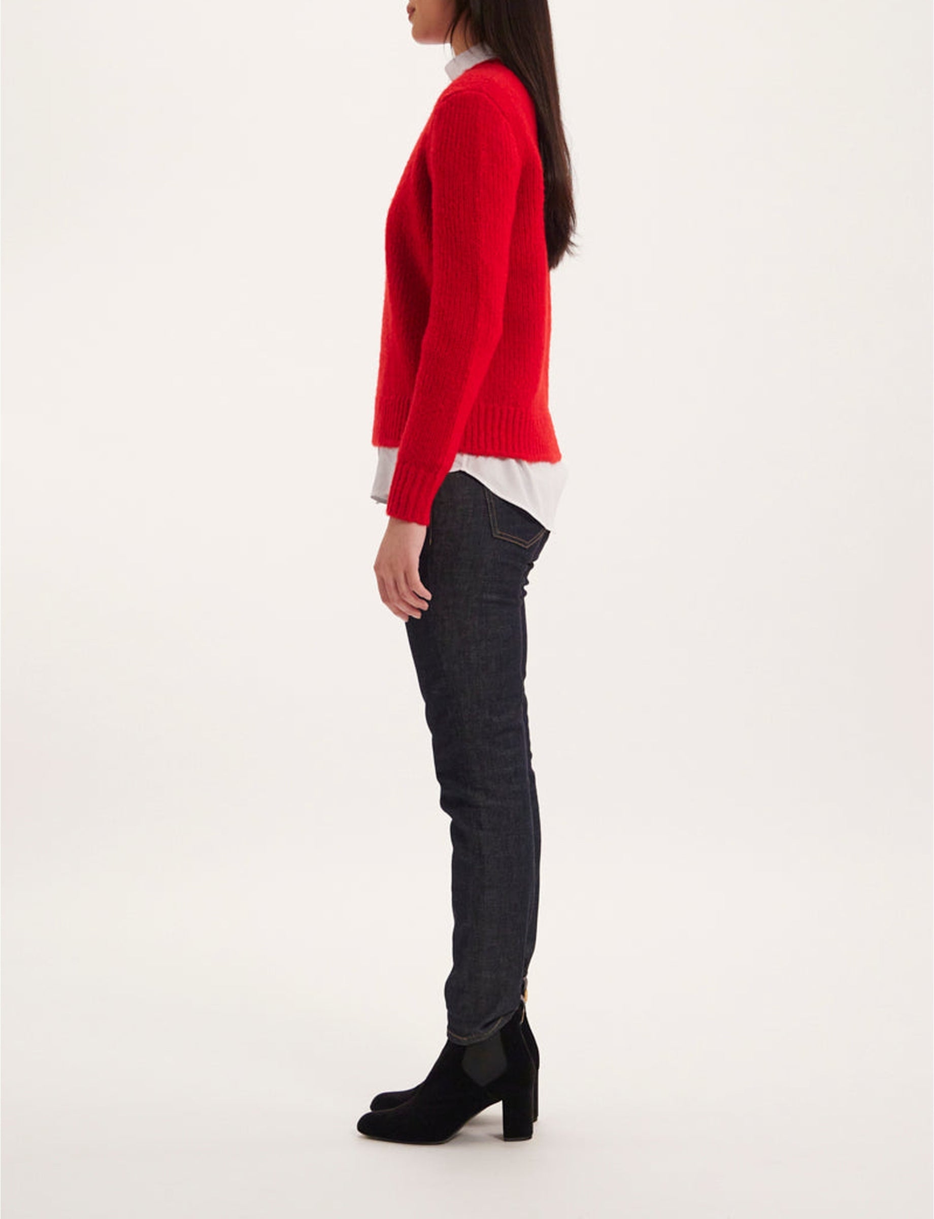 6qty RELIQUAT 110€ 0%  / Pull Laia en laine - Red Intense