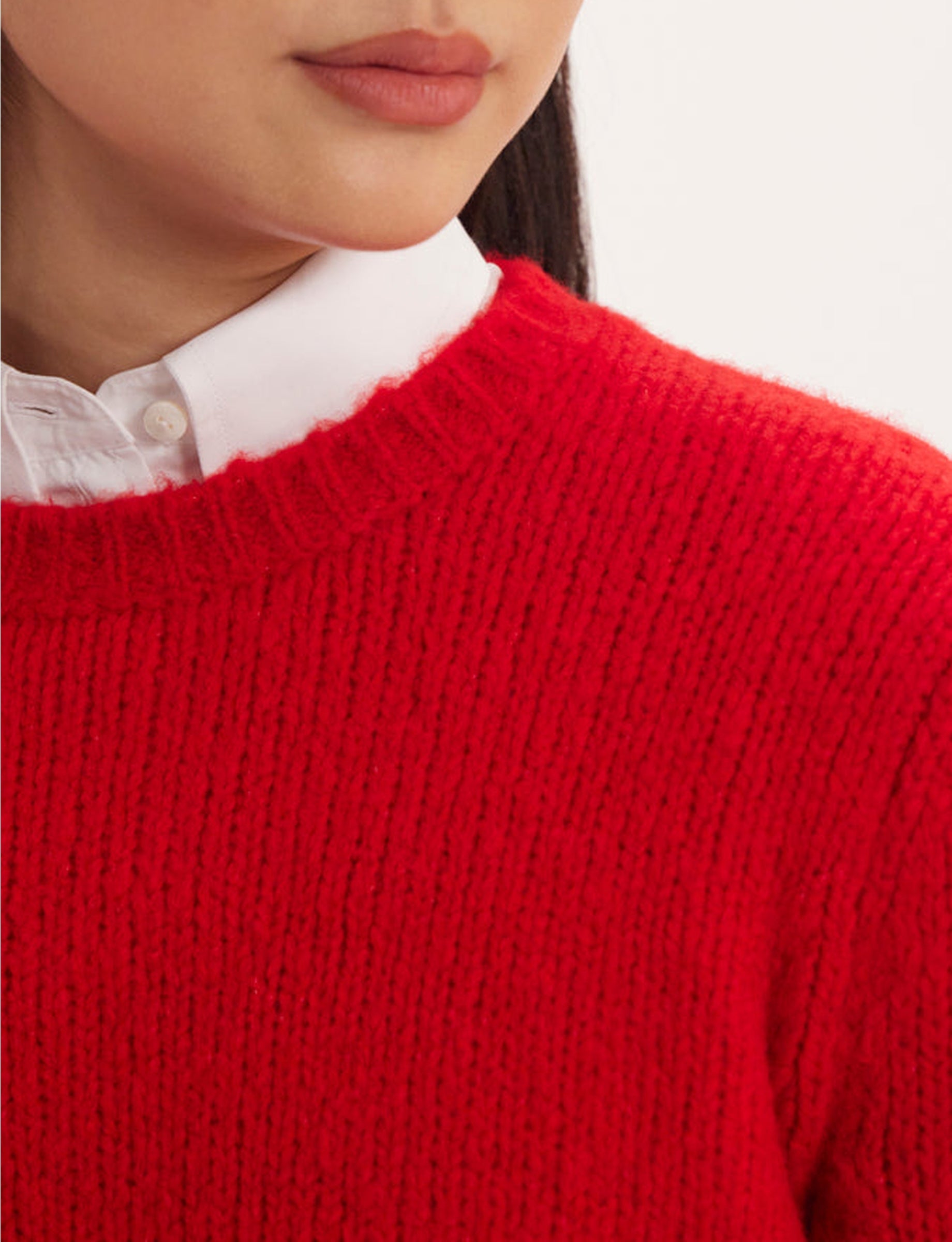6qty RELIQUAT 110€ 0%  / Pull Laia en laine - Red Intense