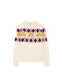 7qty RELIQUAT 110€ 36,4%  / Pull Joia en laine - Ecru Multicolor