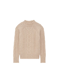 24qty RELIQUAT 90€ 20%  / Pull Louison en laine - Beige