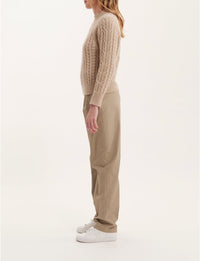 24qty RELIQUAT 90€ 20%  / Pull Louison en laine - Beige
