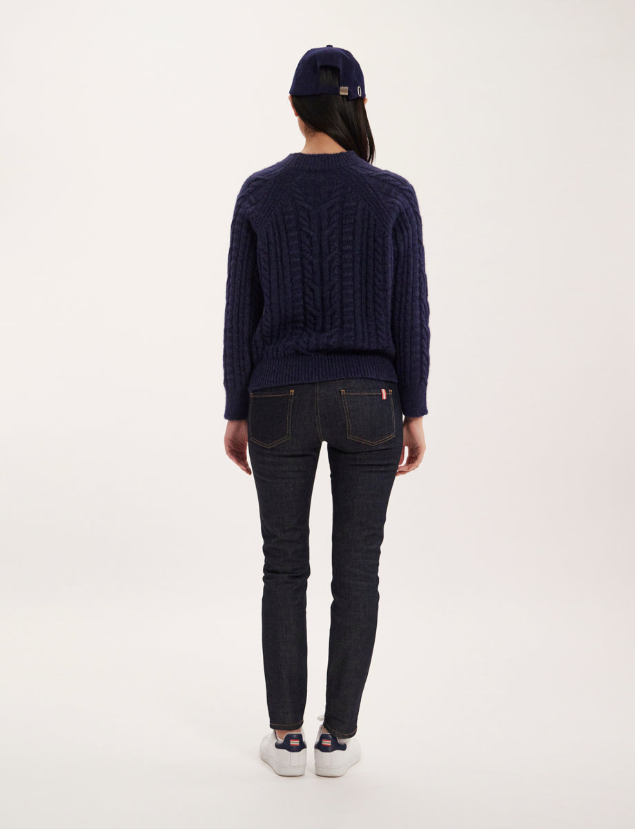 17qty RELIQUAT 90€ 12,5%  / Pull Louison en laine - Blue