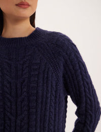 17qty RELIQUAT 90€ 12,5%  / Pull Louison en laine - Blue