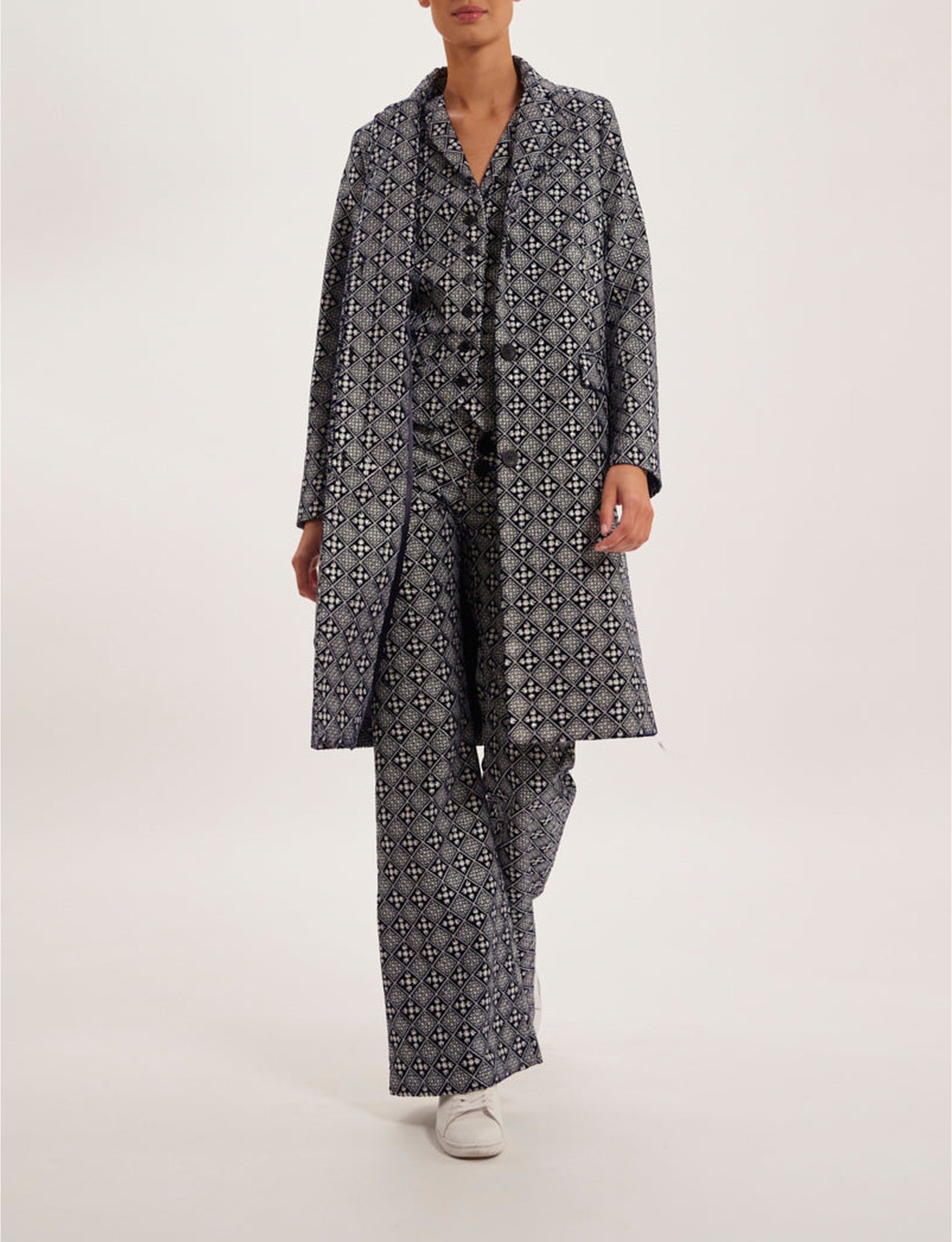 21qty RELIQUAT 190€ 17,2%  / Manteau Franck - Navy White
