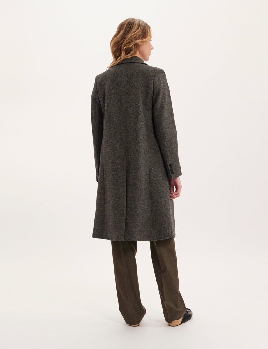 1qty RELIQUAT 190€ 0%  / Manteau Franck en laine - Grey