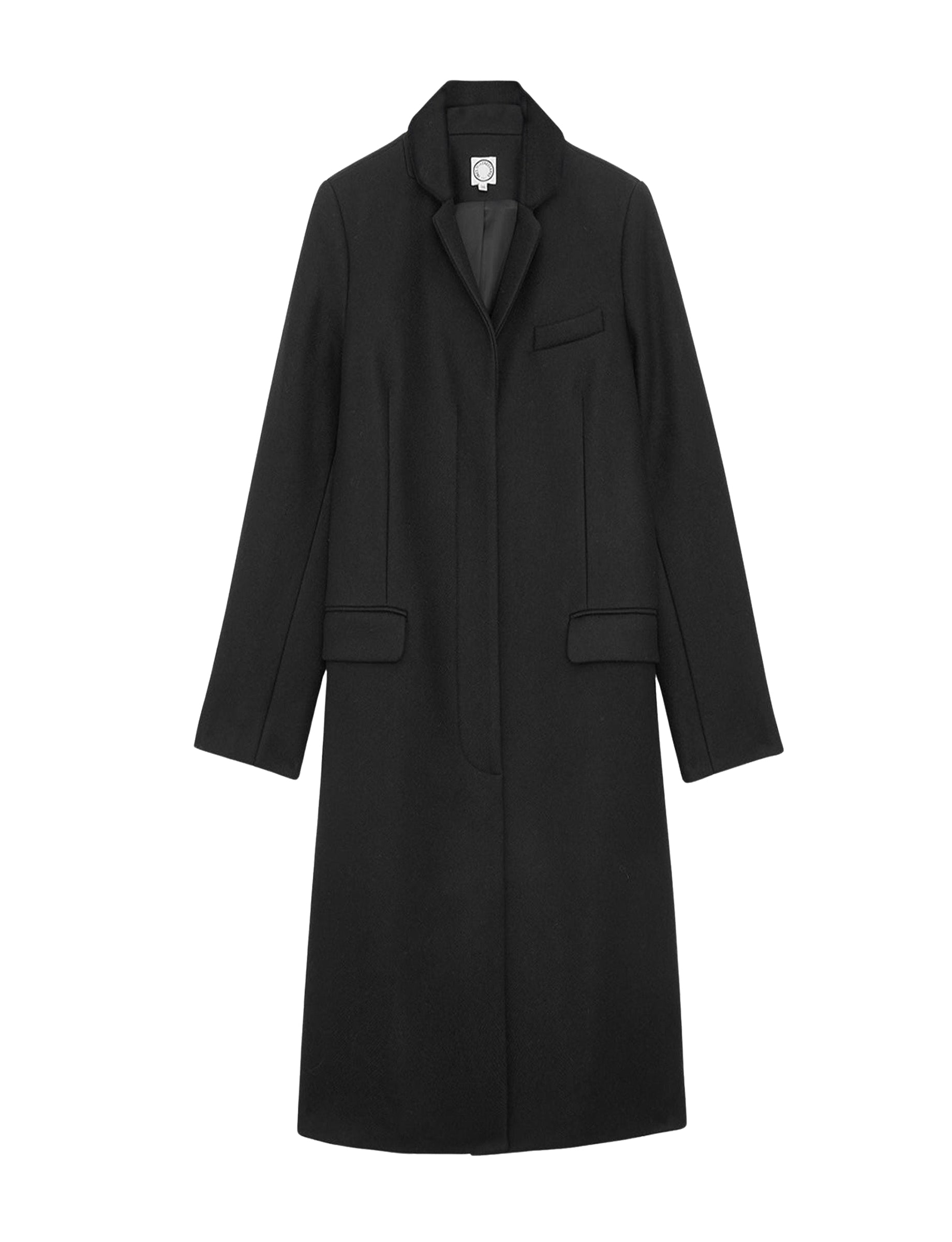 10qty RELIQUAT 190€ 7,7%  / Manteau Franck en laine - Black