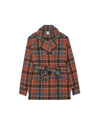 22qty RELIQUAT 120€ 18,8%  / Manteau Romaric en laine - Rust Multicolor