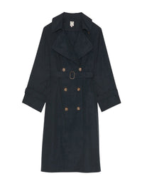 2qty RELIQUAT 150€ 71,4%  / Trench-coat Blake ceinturé - Blue Ink