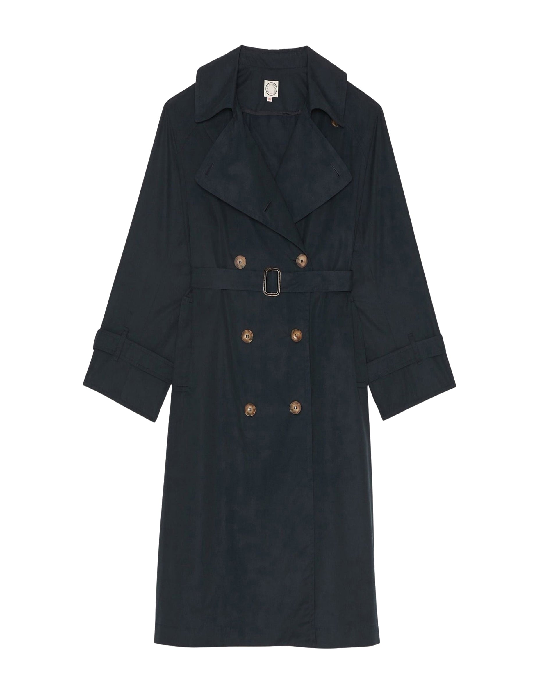 2qty RELIQUAT 150€ 71,4%  / Trench-coat Blake ceinturé - Blue Ink