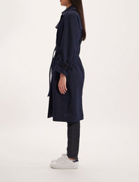 2qty RELIQUAT 150€ 71,4%  / Trench-coat Blake ceinturé - Blue Ink