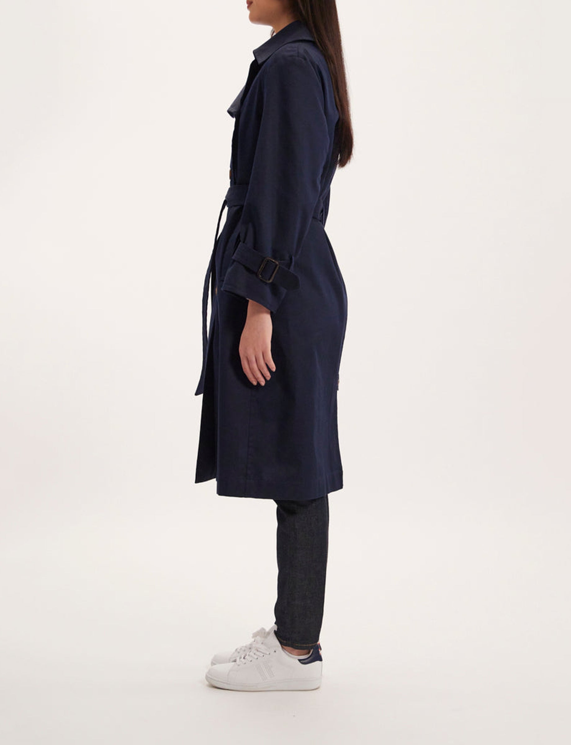 2qty RELIQUAT 150€ 71,4%  / Trench-coat Blake ceinturé - Blue Ink