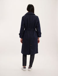 2qty RELIQUAT 150€ 71,4%  / Trench-coat Blake ceinturé - Blue Ink