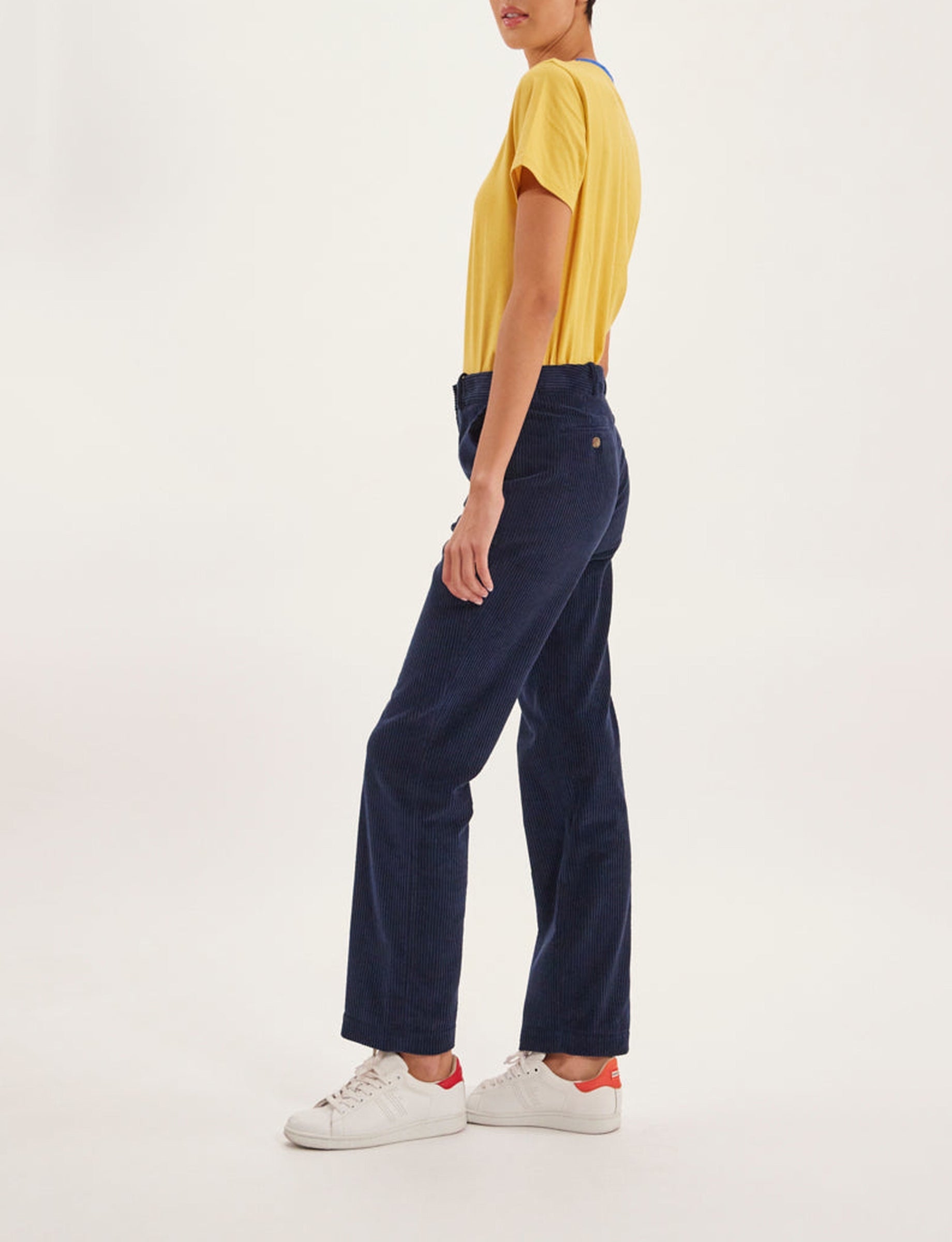 5qty RELIQUAT 75€ 50%  / Pantalon droit Francisco - Blue Navy