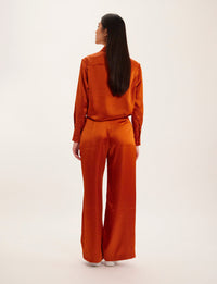 24qty RELIQUAT 75€ 0%  / Pantalon large Luciano - Rust