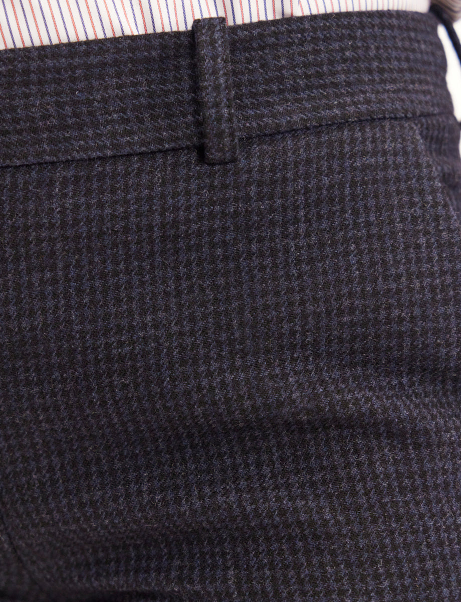 6qty RELIQUAT 75€ 11,1%  / Pantalon 7/8 Audrey en laine - Black Navy