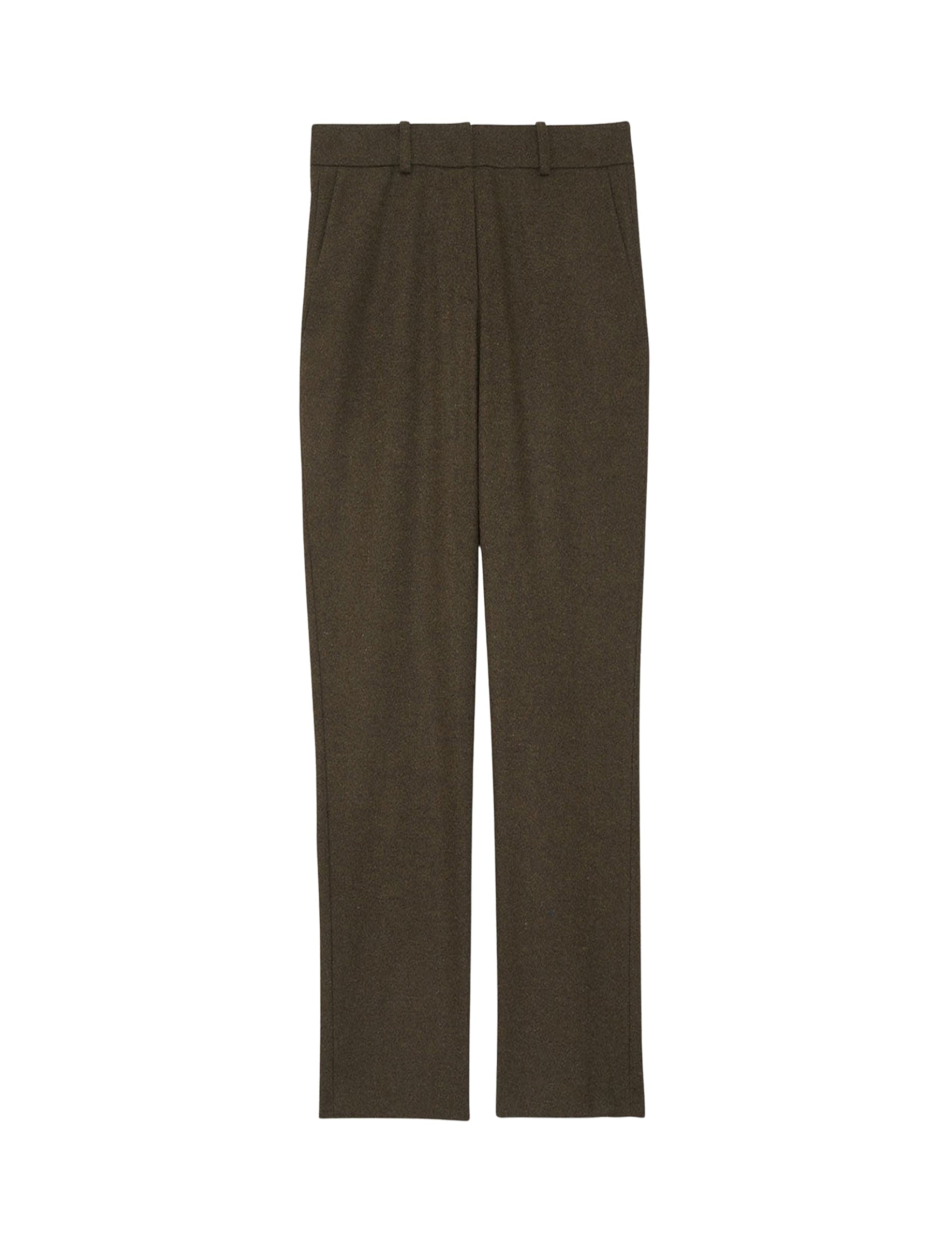 30qty RELIQUAT 75€ 6,9%  / Pantalon 7/8 Audrey en laine - Khaki