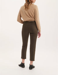 30qty RELIQUAT 75€ 6,9%  / Pantalon 7/8 Audrey en laine - Khaki