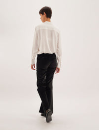 21qty RELIQUAT 75€ 25%  / Pantalon flare Charlotte - Black