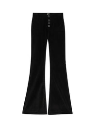 21qty RELIQUAT 75€ 25%  / Pantalon flare Charlotte - Black