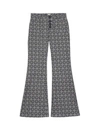 1qty RELIQUAT 90€ 100%  / Pantalon flare Charlotte - Navy White