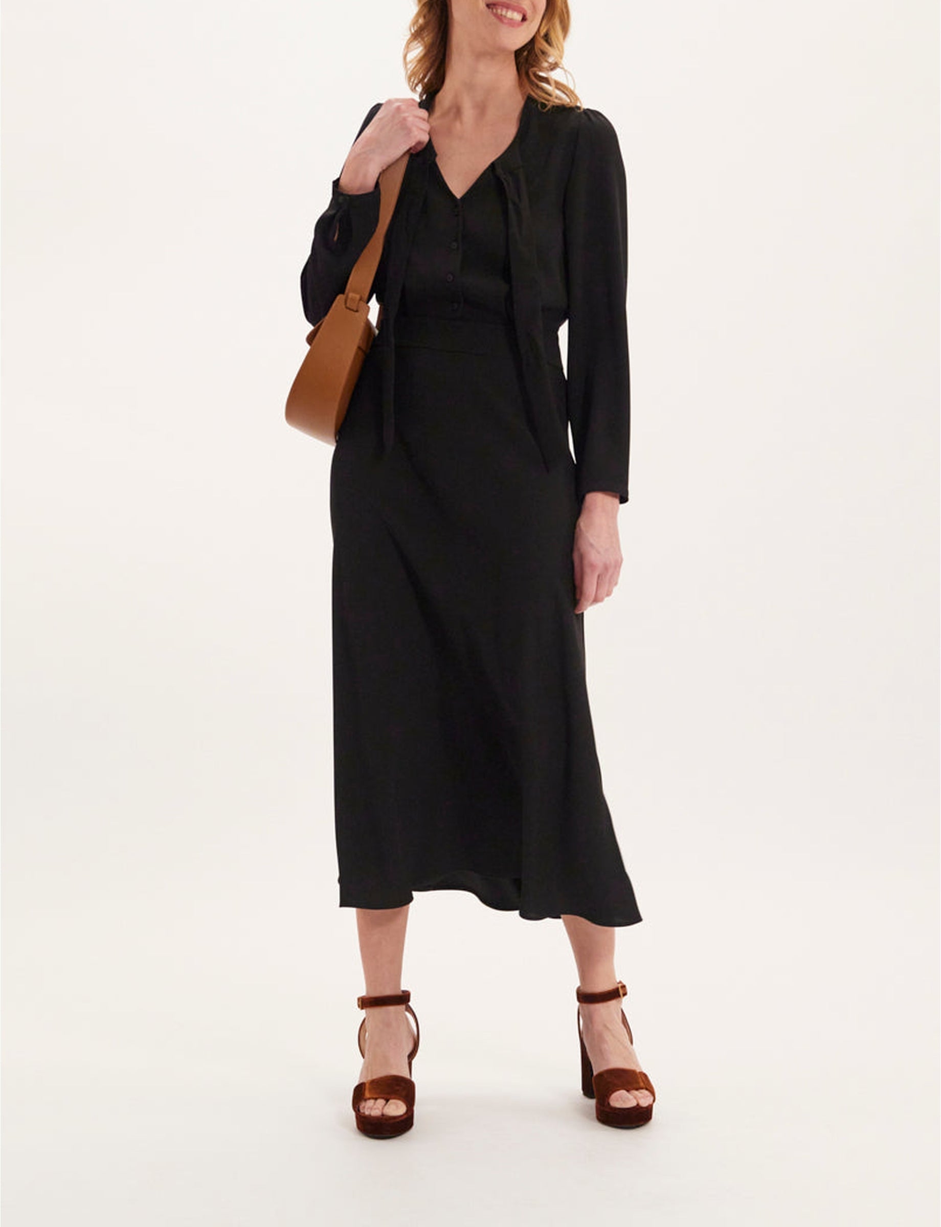 27qty RELIQUAT 120€ 3,7%  / Robe longue Ariel - Black