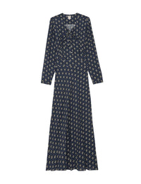 7qty RELIQUAT 120€ 54,5%  / Robe longue Ariel - Blue Multicolor