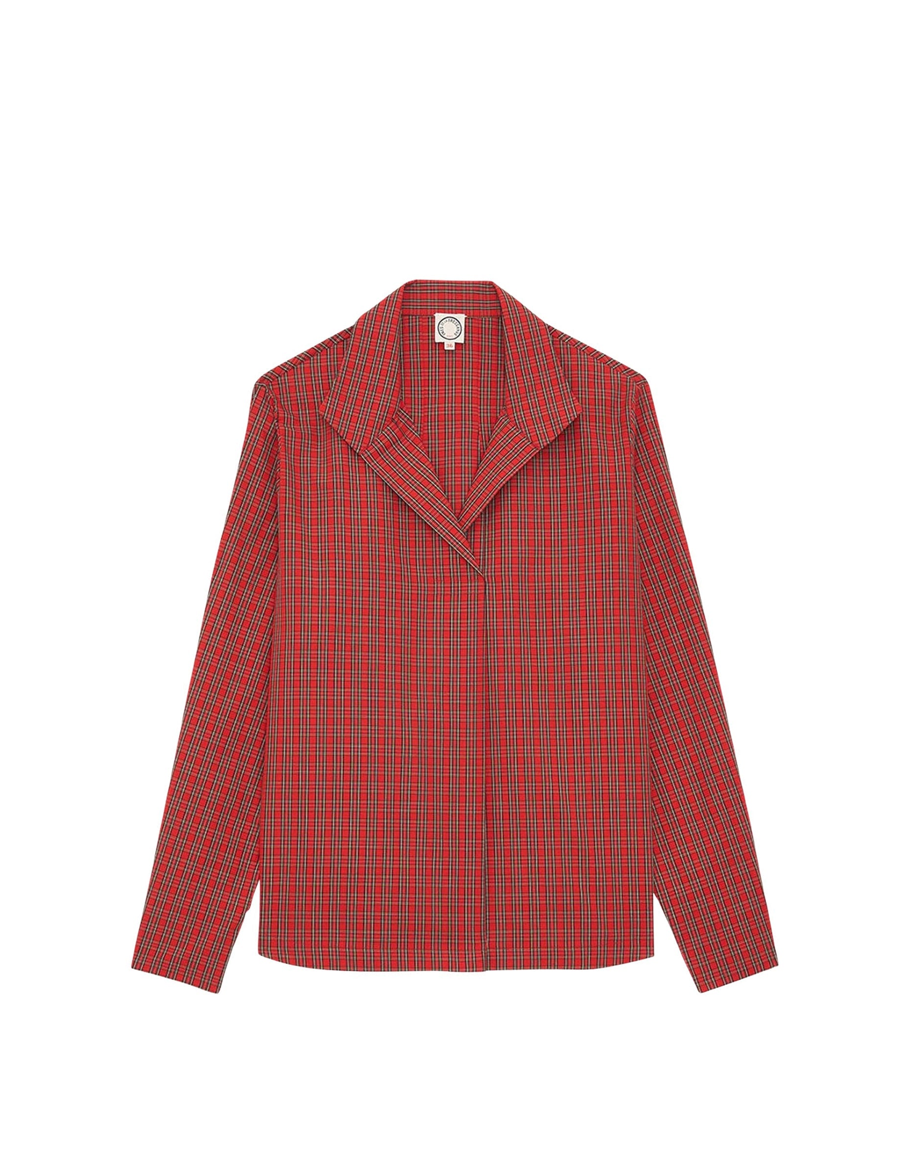 2qty RELIQUAT 50€ 0%  / Chemise oversize Noa - Red Multicolor