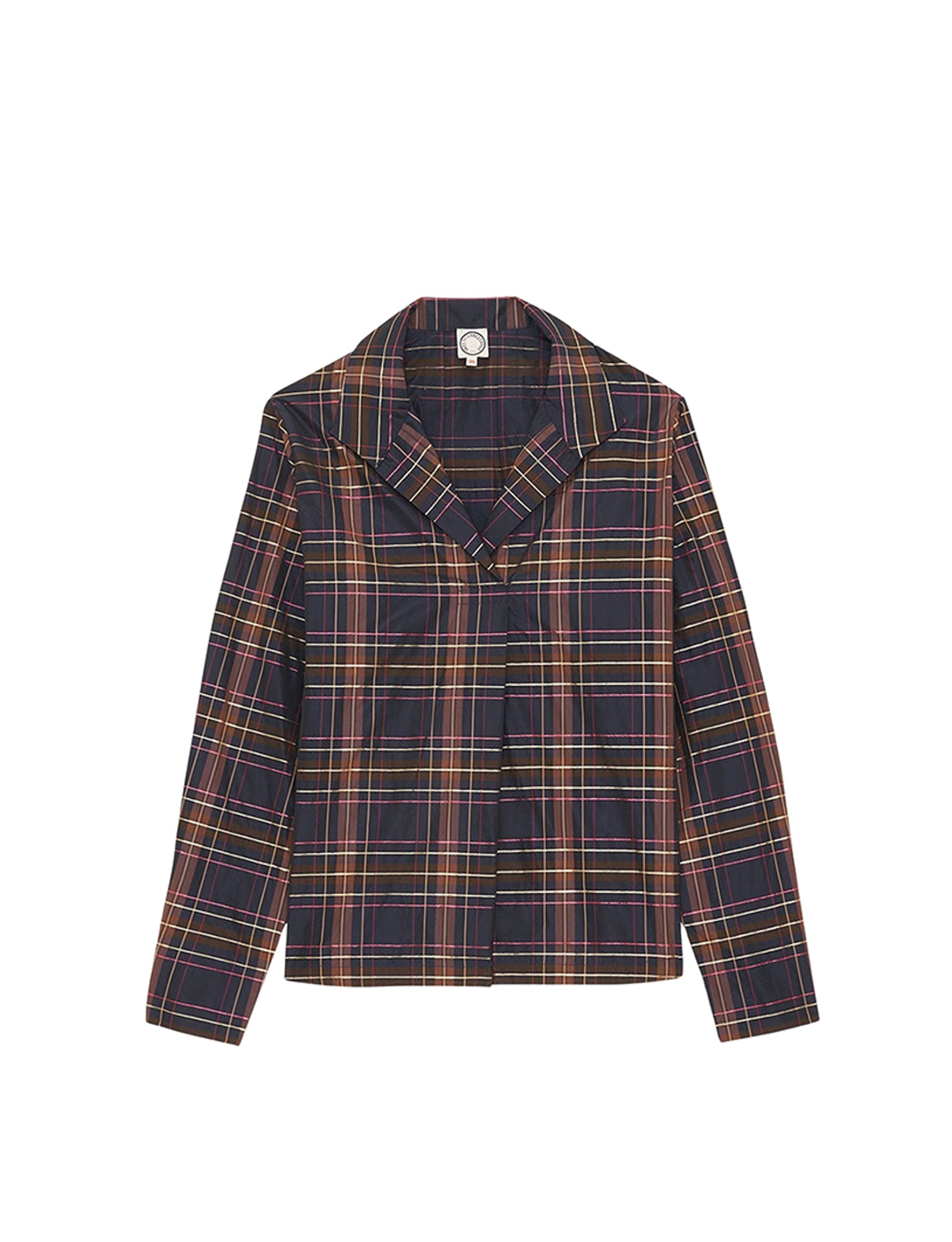 1qty RELIQUAT 80€ 0%  / Chemise oversize Noa - Navy Multicolor
