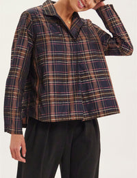 1qty RELIQUAT 80€ 0%  / Chemise oversize Noa - Navy Multicolor