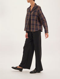 1qty RELIQUAT 80€ 0%  / Chemise oversize Noa - Navy Multicolor
